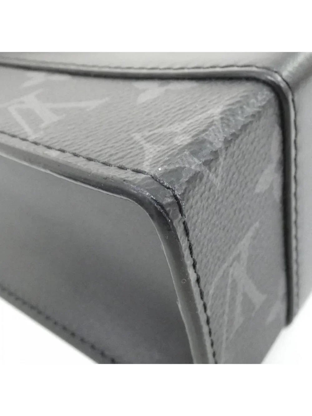 Louis Vuitton Monogram Eclipse Sac Plat Mini Bag